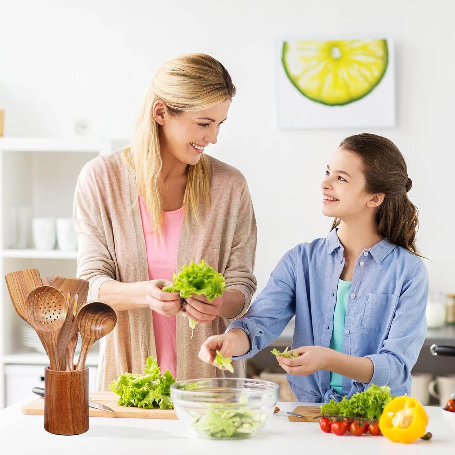 Wooden Utensils in Nature